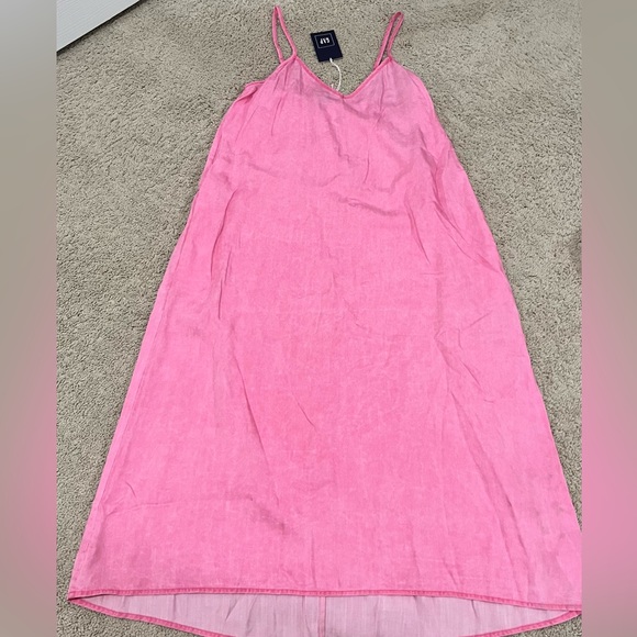 NWT Gap 100% Tencel Cami Sleeveless Midi Dress Size S - Picture 7 of 12